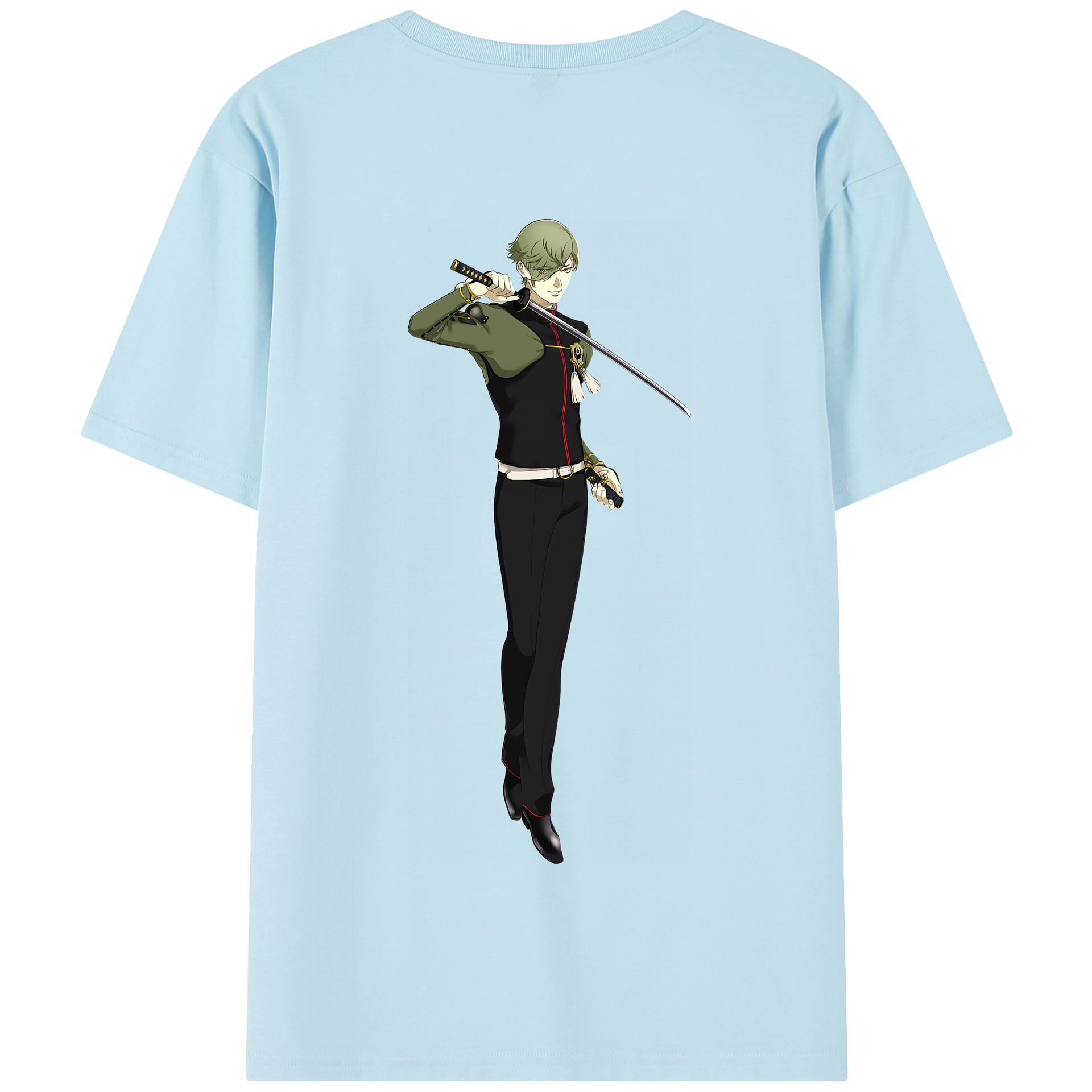 （画像用） 刀剣乱舞 Touken Ranbu 綿100％半袖Tシャツ（背面プリント）